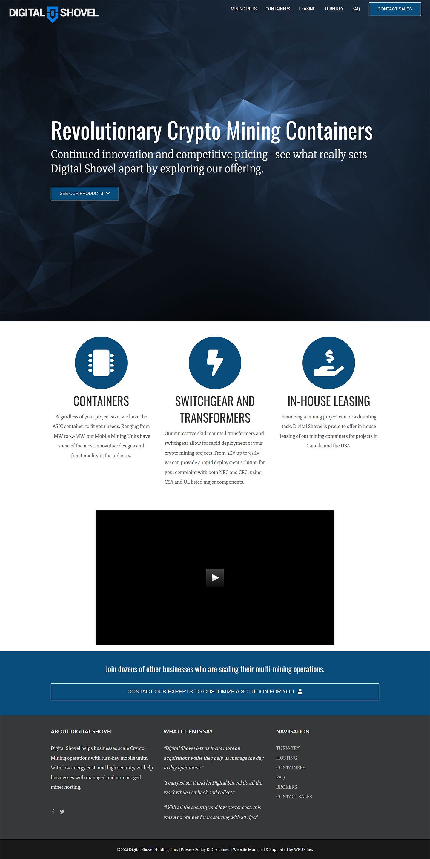 Old Digital Shovel Homepage